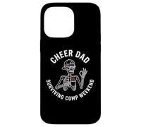 Carcasa para iPhone 14 Pro MAX Café Cheer Dad Surviving Comp Weekend Skeleton