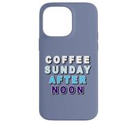 Carcasa para iPhone 14 Pro MAX Café Sunday Afternoon café Domingo por la Tarde y Pastel