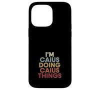 Carcasa para iPhone 14 Pro MAX Caius Name Caius Personalized Name First Given