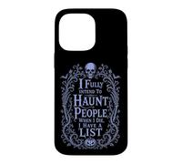 Carcasa para iPhone 14 Pro MAX Calavera Sarcástica Asustar Personas Dark Humor Halloween