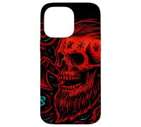 Carcasa para iPhone 14 Pro MAX Calavera vikinga y Hacha