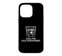Carcasa para iPhone 14 Pro MAX Call Me Old Fashioned Cocktail Lover Divertido Minimalista