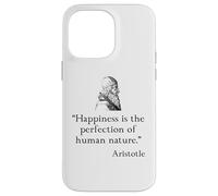 Carcasa para iPhone 14 Pro MAX Camisa de Aristóteles sobre la Felicidad Filosofía de Aristóteles