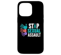 Carcasa para iPhone 14 Pro MAX Camisa de Conciencia de Asalto Sexual: Detener el Asalto Sexual