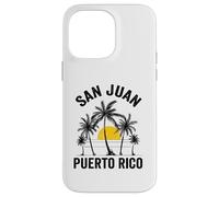 Carcasa para iPhone 14 Pro MAX Camiseta de Recuerdo de Playa de San Juan Puerto Rico 2025 Vacaciones