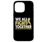 Carcasa para iPhone 14 Pro MAX Camiseta We All Fight Together Meduloblastoma Conciencia