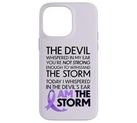 Carcasa para iPhone 14 Pro MAX Cancer Warriors I Am The Storm, I Will Survive and Beat It
