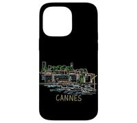 Carcasa para iPhone 14 Pro MAX Cannes Francia Viaje Souvenir Historic City Monumento Regalo