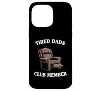 Carcasa para iPhone 14 Pro MAX Cansado Dads Club Miembro Sillón Hombre Divertido Abuelo