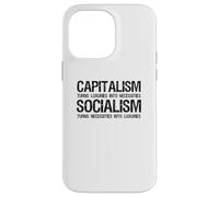 Carcasa para iPhone 14 Pro MAX Capitalismo Vs Socialismo - Político Antisocialista Comunista