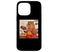 Carcasa para iPhone 14 Pro MAX Capybara Cooking Grill BBQ Funny Gift Capybara