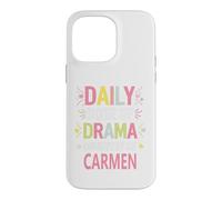 Carcasa para iPhone 14 Pro MAX Carmen Personalized Name Funny Cute Custom Carmen Name
