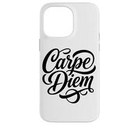Carcasa para iPhone 14 Pro MAX Carpe Diem aprovecha el día Idioma Latino
