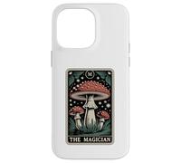 Carcasa para iPhone 14 Pro MAX Carta de Tarot Fly Agaric Amanita Muscaria Mushroom The Magician