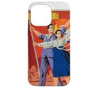 Carcasa para iPhone 14 Pro MAX Cartel de Propaganda de Corea del Norte, Divertido Disfraz