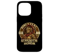Carcasa para iPhone 14 Pro MAX Casco Centurión Romano Fuerza Honor Antigua Roma 753 a.C.