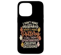 Carcasa para iPhone 14 Pro MAX Cerámica No cometo Errores Los llamo Decisiones Creativas