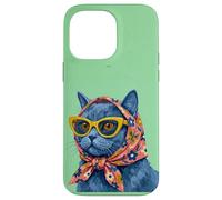 Carcasa para iPhone 14 Pro MAX Chartreux Fashion Cats - Portada de Revista, diseño de Gatos