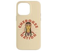 Carcasa para iPhone 14 Pro MAX Cherokee Nation Peoples Tribu Orgullosa Mujer Nativa Americana