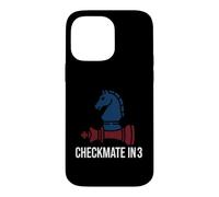Carcasa para iPhone 14 Pro MAX Chess Checkmate In 3 Knight Defeats King