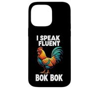 Carcasa para iPhone 14 Pro MAX Chicken Farmer I Speak Fluent Bok Bok Rooster