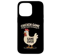 Carcasa para iPhone 14 Pro MAX Chicken Game Over Funny Chicken Humor