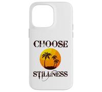 Carcasa para iPhone 14 Pro MAX Choose Stillness Meditation Yoga Mindfulness Mental Health