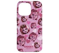 Carcasa para iPhone 14 Pro MAX Chucky and Tiffany Hearts All-Over Print
