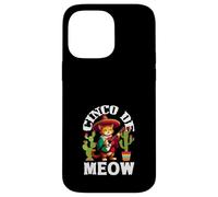 Carcasa para iPhone 14 Pro MAX Cinco De Meow Cat Mexican Mexican Mexico Heritage Cinco De Mayo