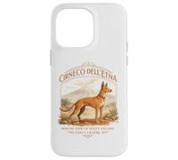 Carcasa para iPhone 14 Pro MAX Cirneco DELL ETNA Funny Siciliano Perro