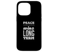 Carcasa para iPhone 14 Pro MAX Cita de Odio la Guerra: «Di no a la Guerra, no a la Guerra, la Paz GANA a Largo Plazo»