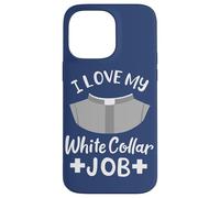 Carcasa para iPhone 14 Pro MAX Cita Pastor I Love My White Collar Job Christian Believer