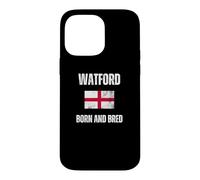 Carcasa para iPhone 14 Pro MAX Clásico Watford Born and Bred England Flag Hombres Mujeres Niños