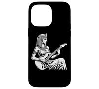 Carcasa para iPhone 14 Pro MAX Cleopatra Tocando la Guitarra eléctrica
