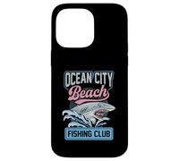Carcasa para iPhone 14 Pro MAX Club de Pesca Ocean City Beach Shark Maryland