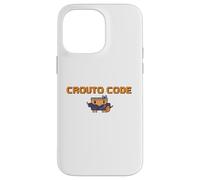 Carcasa para iPhone 14 Pro MAX 【Code DE CROUTO】 Herramienta de Ilustración de AI Agente de IA Ejecución Binario Hacker Dot Gake GPT