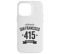 Carcasa para iPhone 14 Pro MAX Código de área 415 San Francisco Envejecido auténtico