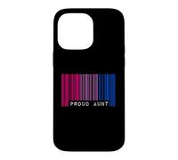 Carcasa para iPhone 14 Pro MAX Código de Barras Orgullo Orgullo Orgullo Bisexual Bandera LGBTQ Amor estético