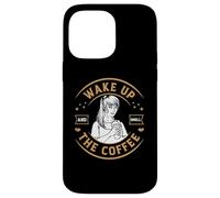 Carcasa para iPhone 14 Pro MAX Coffee Lover Wake Up and Smell The Coffee Cafeine Baristas