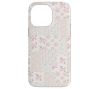 Carcasa para iPhone 14 Pro MAX Colcha de Encaje Collage Floral Patchwork Girly Coquette Romántico