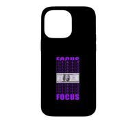 Carcasa para iPhone 14 Pro MAX Color Morado Enfócate en tu Dinero Gráfico Morado