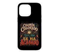 Carcasa para iPhone 14 Pro MAX Colorín Colorado Este Año Se Ha Acabado Año Escolar Recuerdos