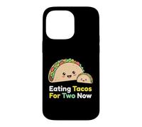Carcasa para iPhone 14 Pro MAX Comer Tacos para Dos Ahora Mamá Embarazada Esperando Bebé