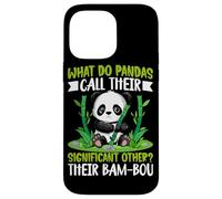 Carcasa para iPhone 14 Pro MAX ¿Cómo Llaman los Pandas a su Otro significativo? Su Bam-BOU