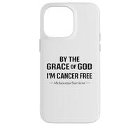 Carcasa para iPhone 14 Pro MAX Conciencia sobre el Melanoma Soy una fe Cristiana Libre de cáncer de Melanoma