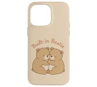 Carcasa para iPhone 14 Pro MAX Construido en Mejor Amigo Lindo Hermano Oso a Juego
