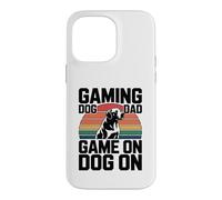 Carcasa para iPhone 14 Pro MAX Controlador Gaming Dog Dad Game On Dog On Gamer
