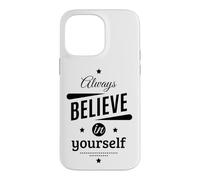 Carcasa para iPhone 14 Pro MAX Cool Always Believe in Yourself Illustration Graphic Designs