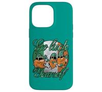 Carcasa para iPhone 14 Pro MAX Cool Green Gnomes Go Luck Yourself Shamrock St Patricks Day