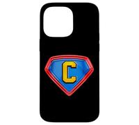 Carcasa para iPhone 14 Pro MAX Cool Super C Alphabet Cute Initial Monogram Letter C Graphic